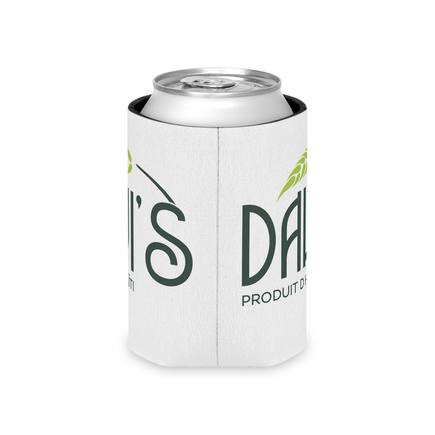 White DAVI’S  Can Cooler