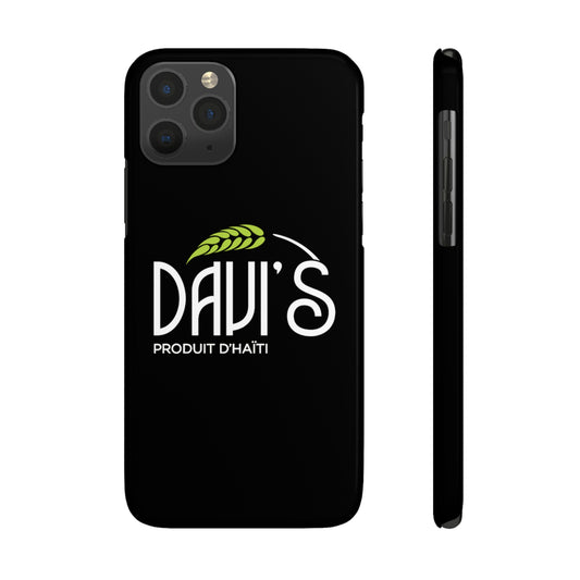 DAV’S black Slim Phone Cases