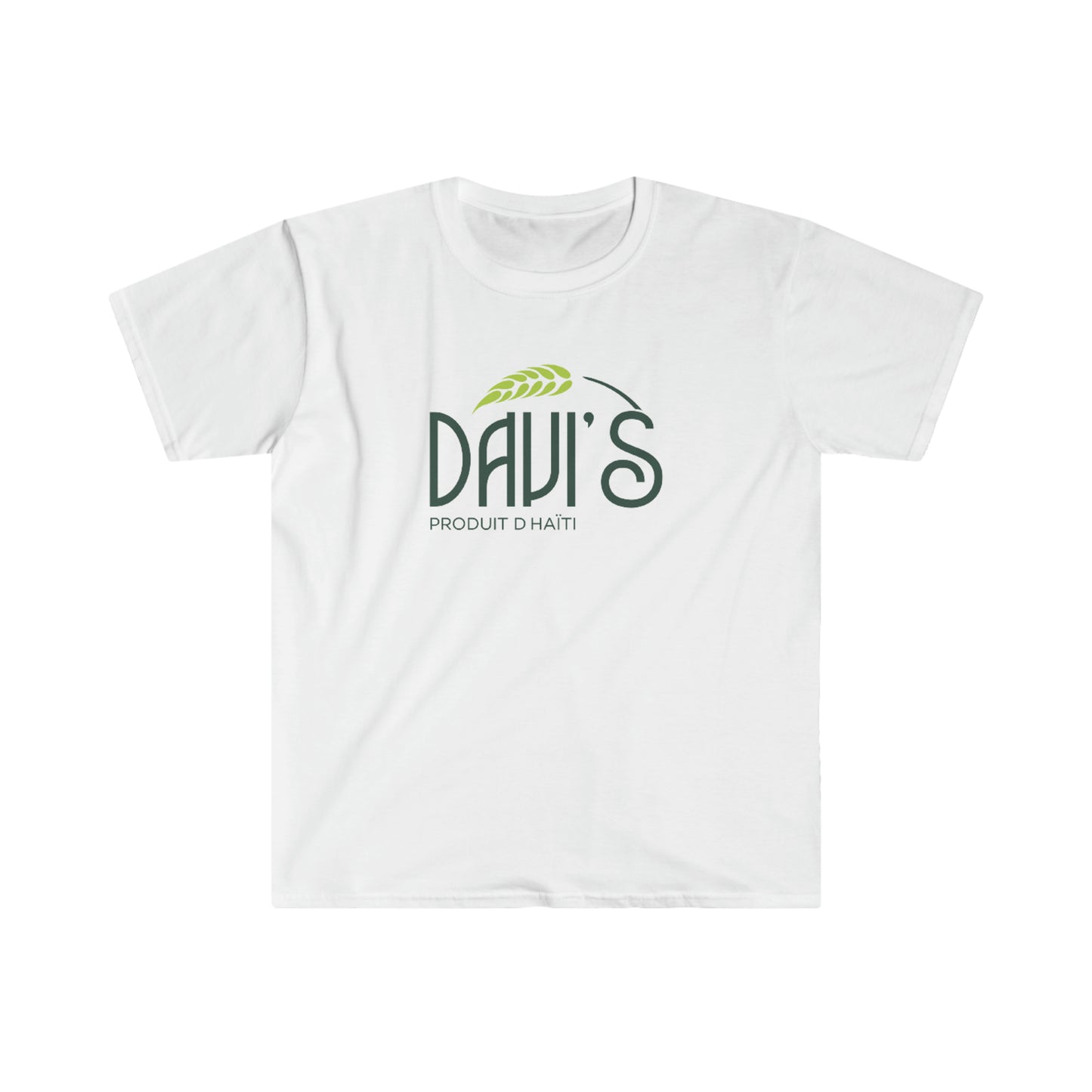 White DAVI’S  T-Shirt Unisex Softstyle