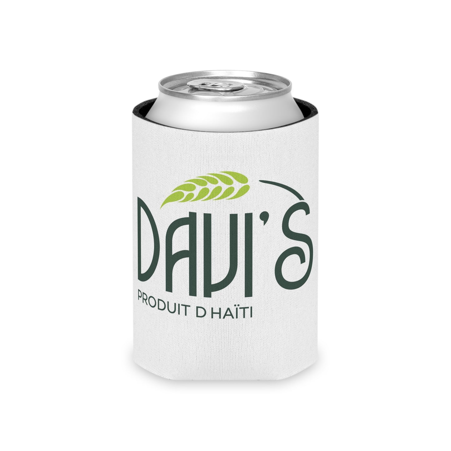 White DAVI’S  Can Cooler