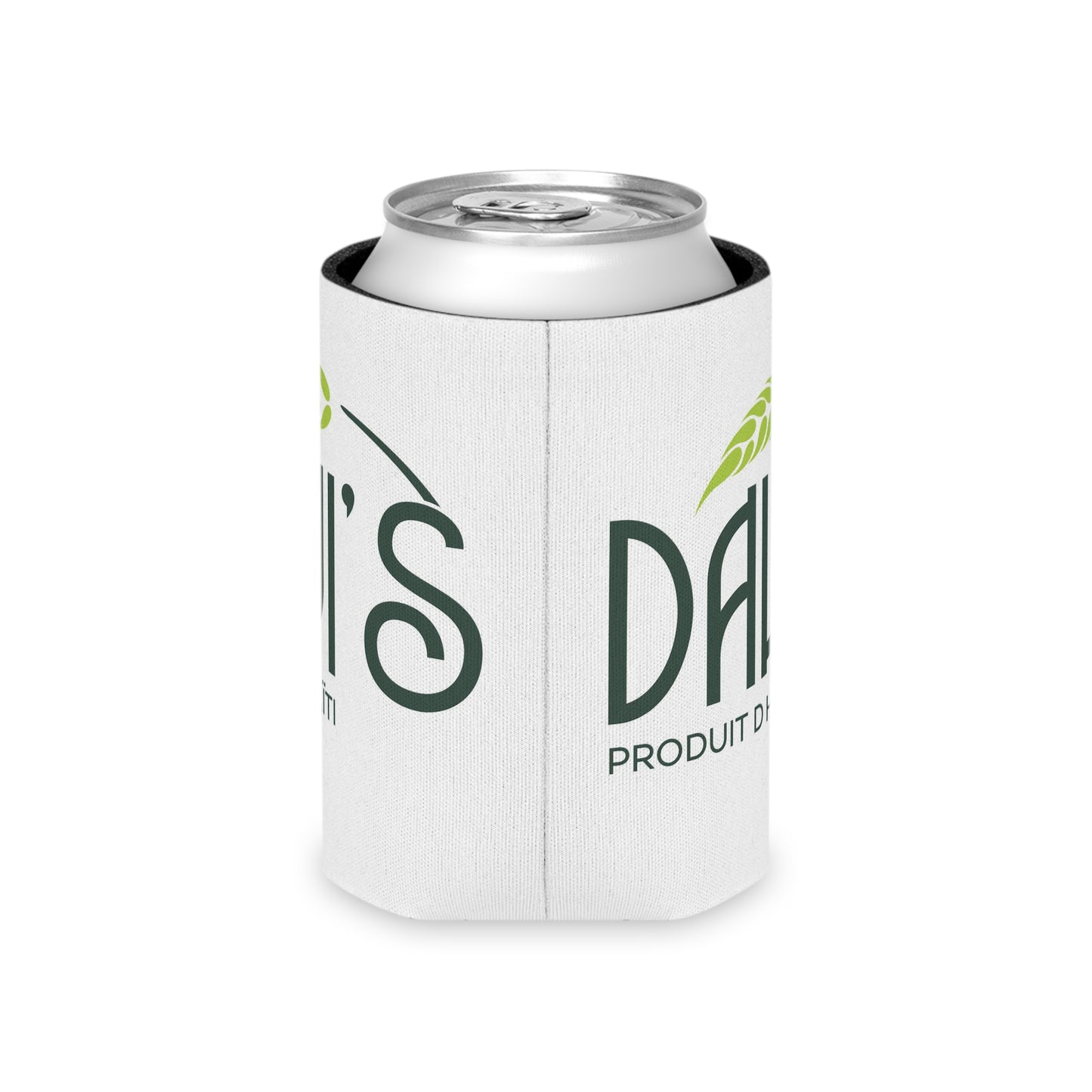 White DAVI’S  Can Cooler