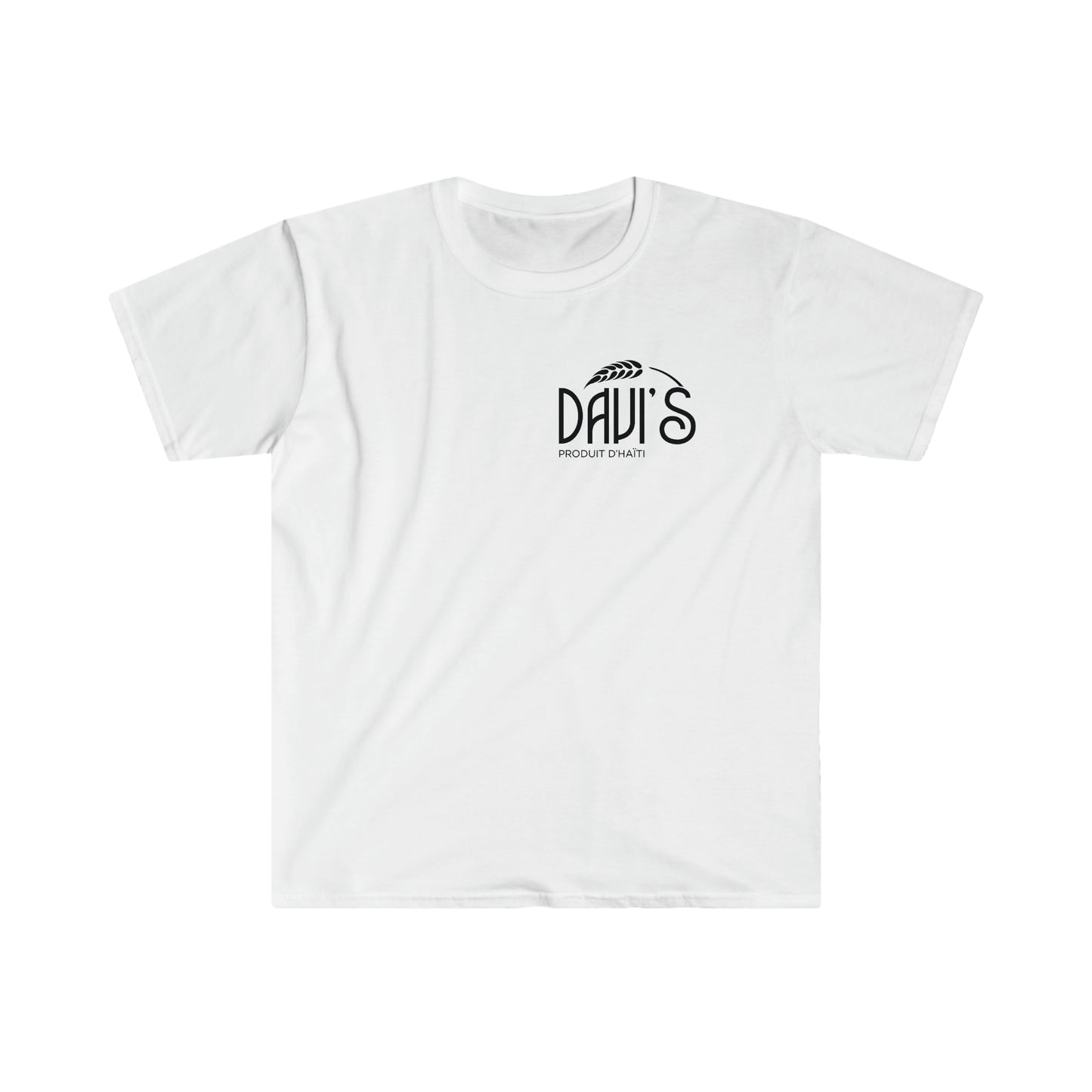 White DAVI’S pocket size  T-Shirt Unisex Softstyle